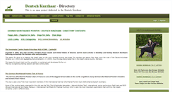 Desktop Screenshot of kurzhaar-directory.org